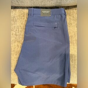 Mizzen+Main Navy Flat Front Men's Shorts